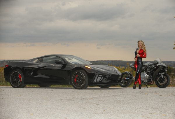 SUNshine Girl Pamela wants to rev everybody up whether it be with the 5000hp 1/8 mile dragster or the Superbike with all its raw power. The mom of three is always built for speed and a bit of a Harlequin as she is ready for Halloween. Jack Boland/Toronto Sun/Postmedia Network